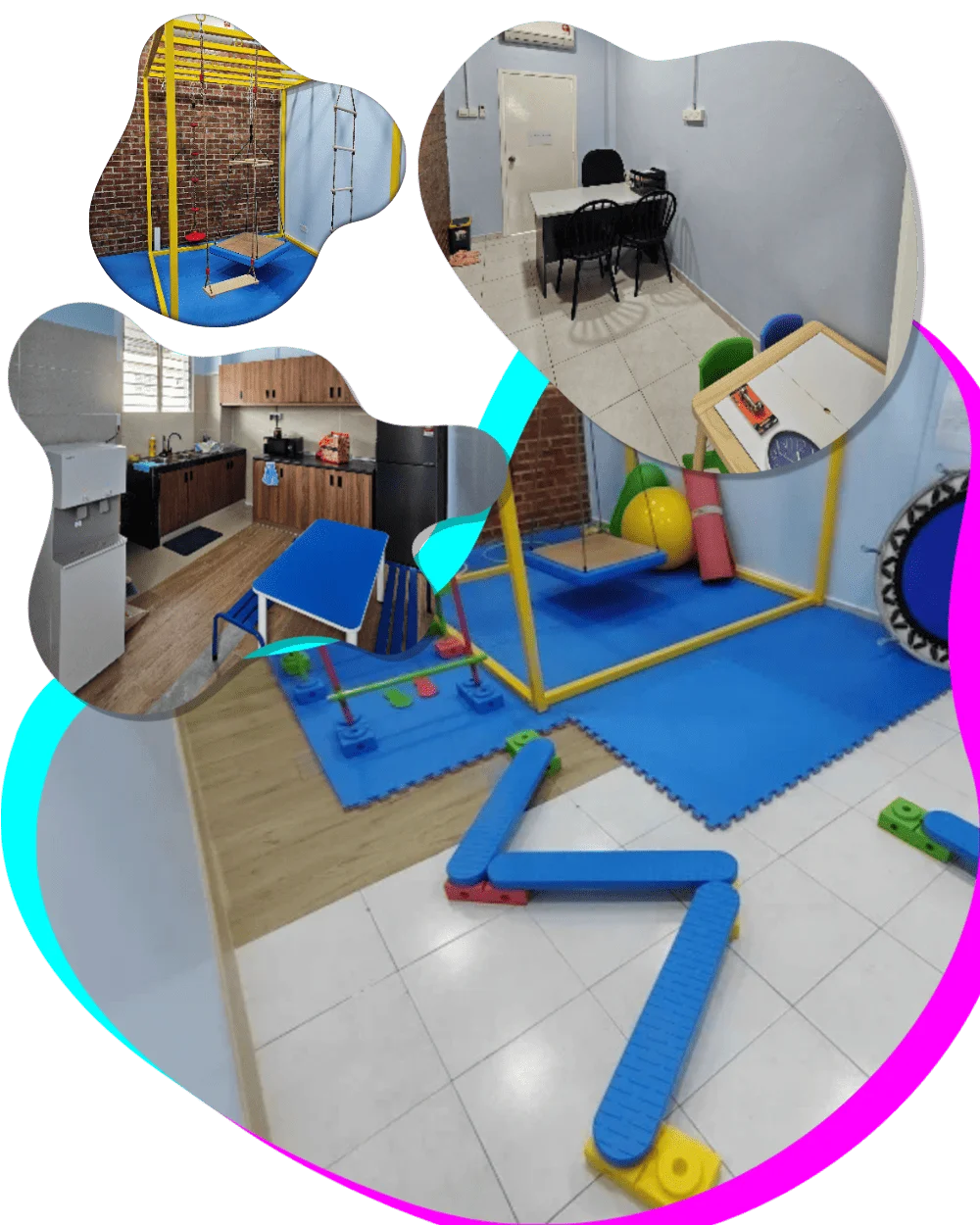 Ruang terapi Jati Therapy Centre untuk program kanak-kanak